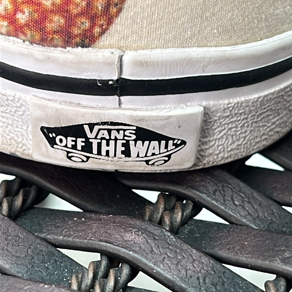 Womens VANS Era Pineapple Ivory Skateboarding Low Top Sneakers Shoes Size 8.5 - Picture 5 of 11